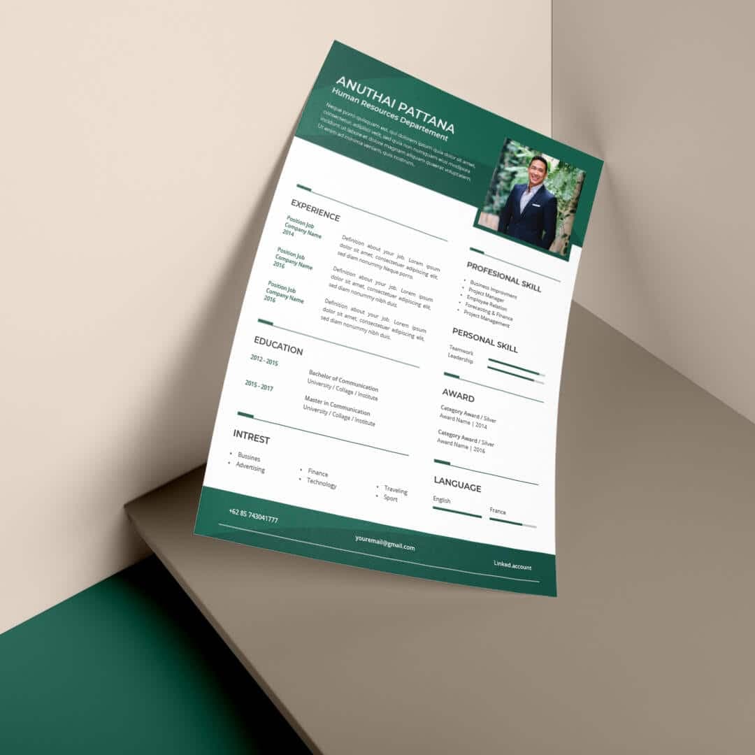 Tithonia Resume Template — view 2