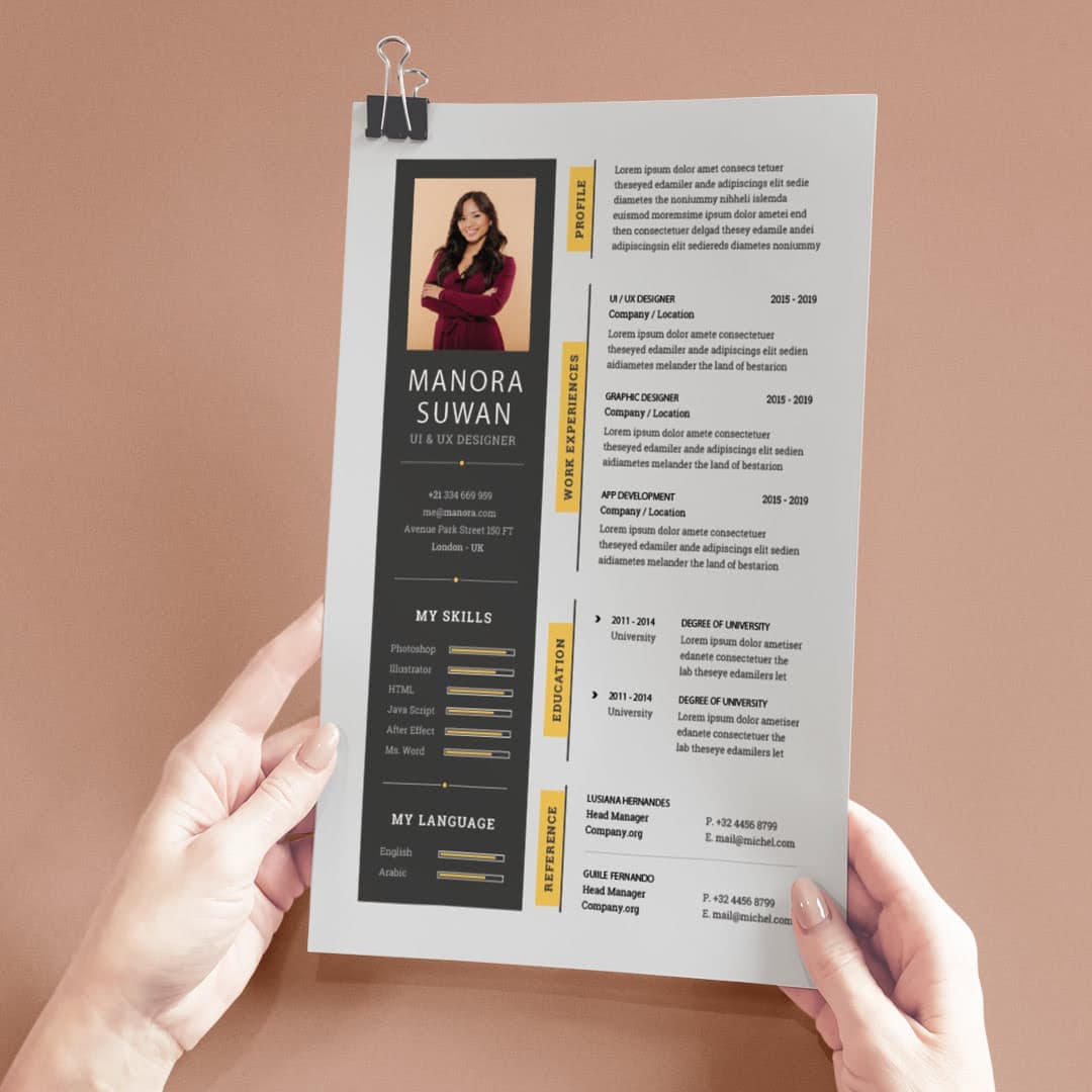 Erysimum Resume Template — view 5