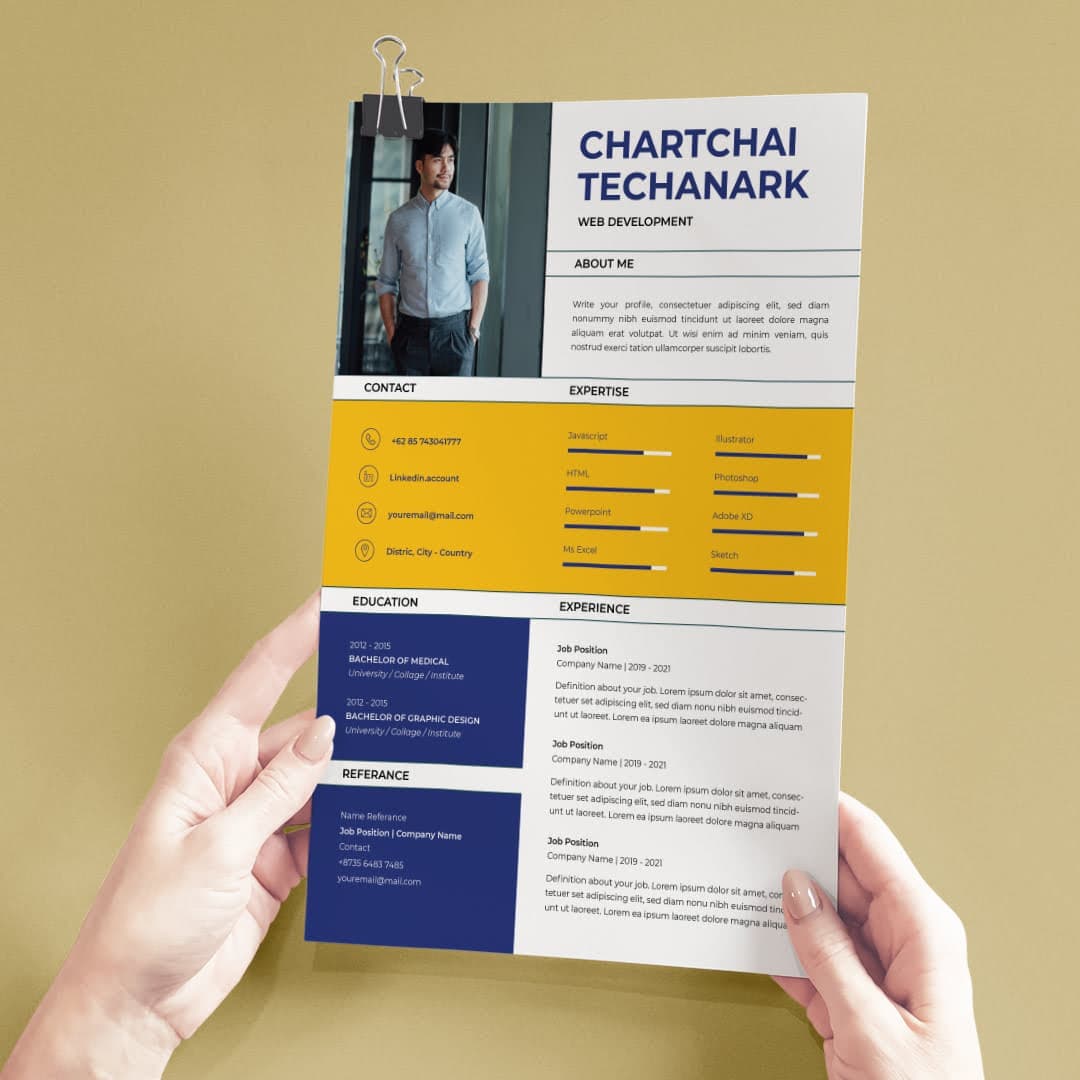 Galanthus Resume Template — view 1