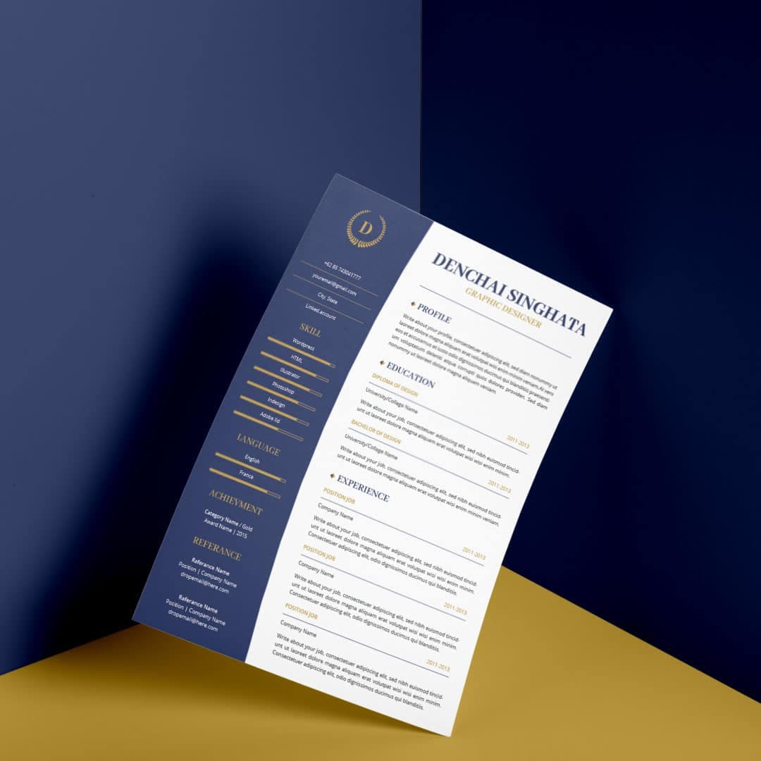 Bifida Resume Template — view 1