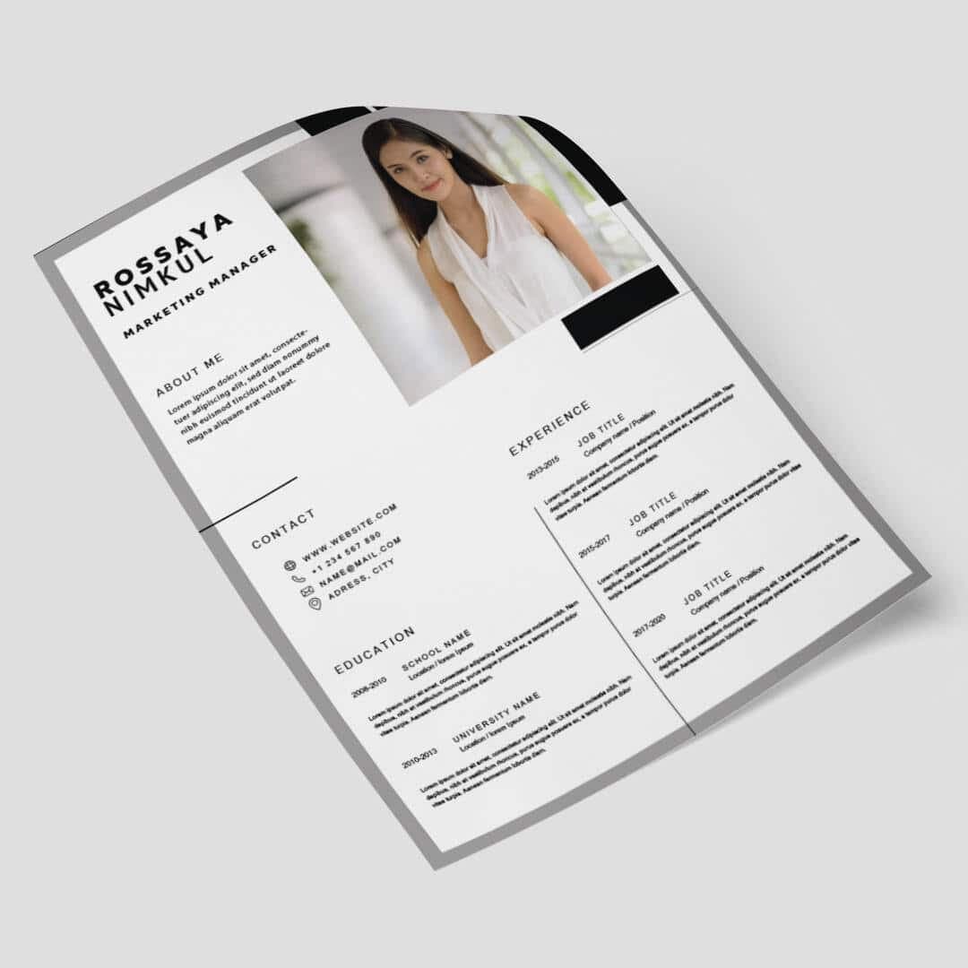 Muscari Resume Template — view 2