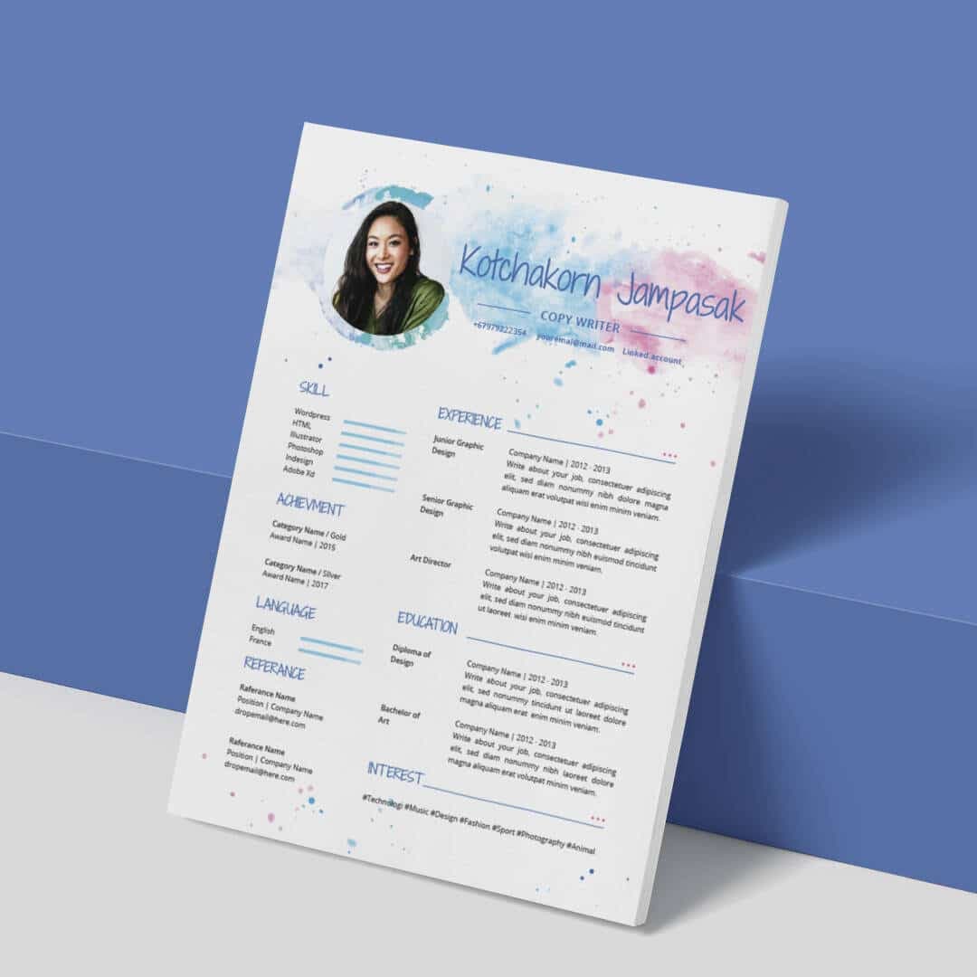 Nigella Resume Template — view 2