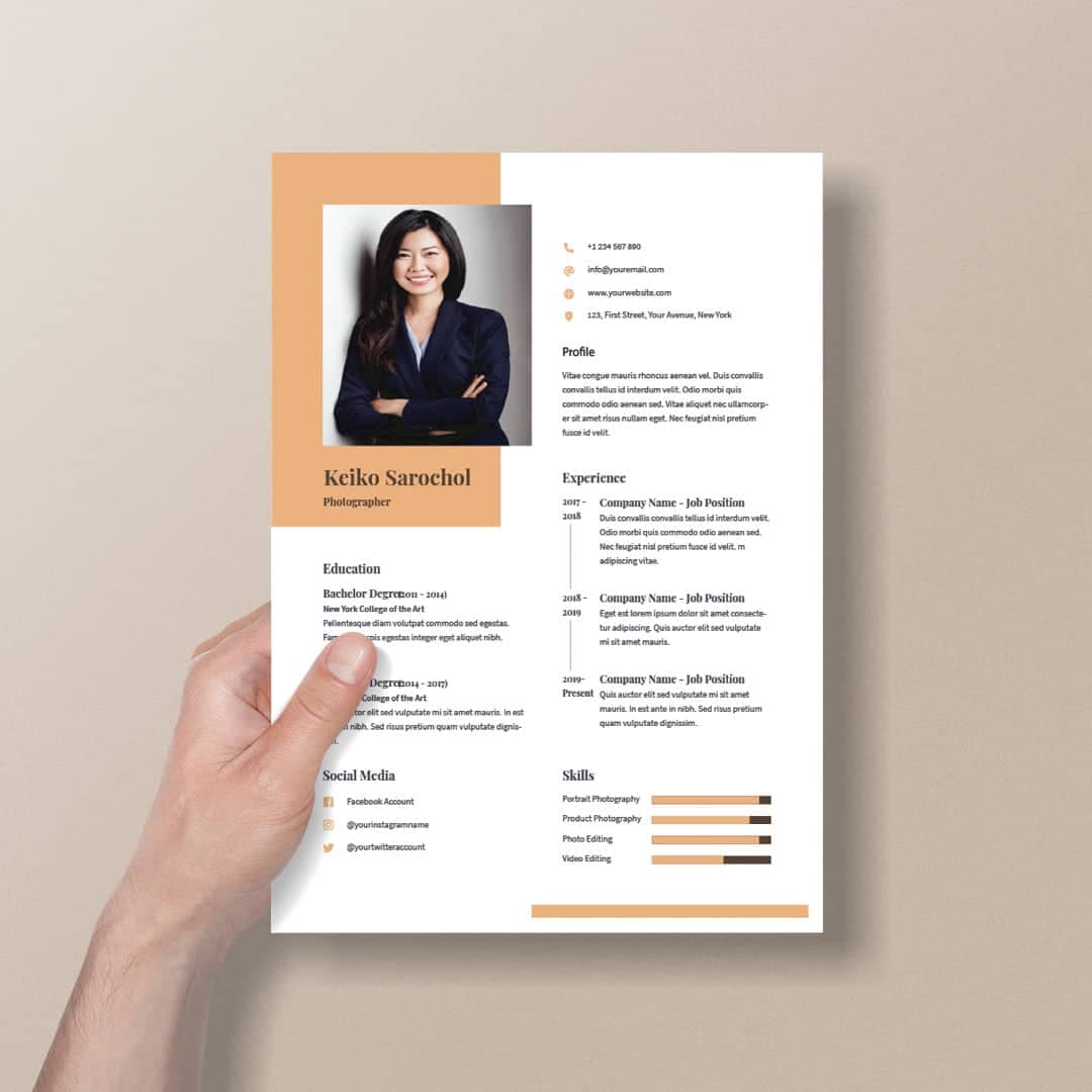 Primrose Resume Template — view 2