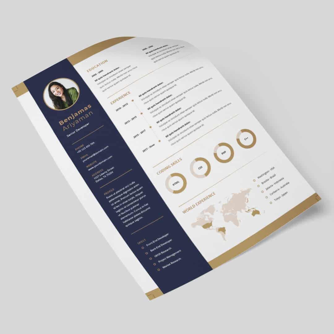 Rediviva Resume Template — view 2