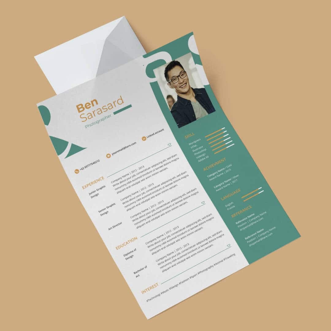 Dubia Resume Template — view 1