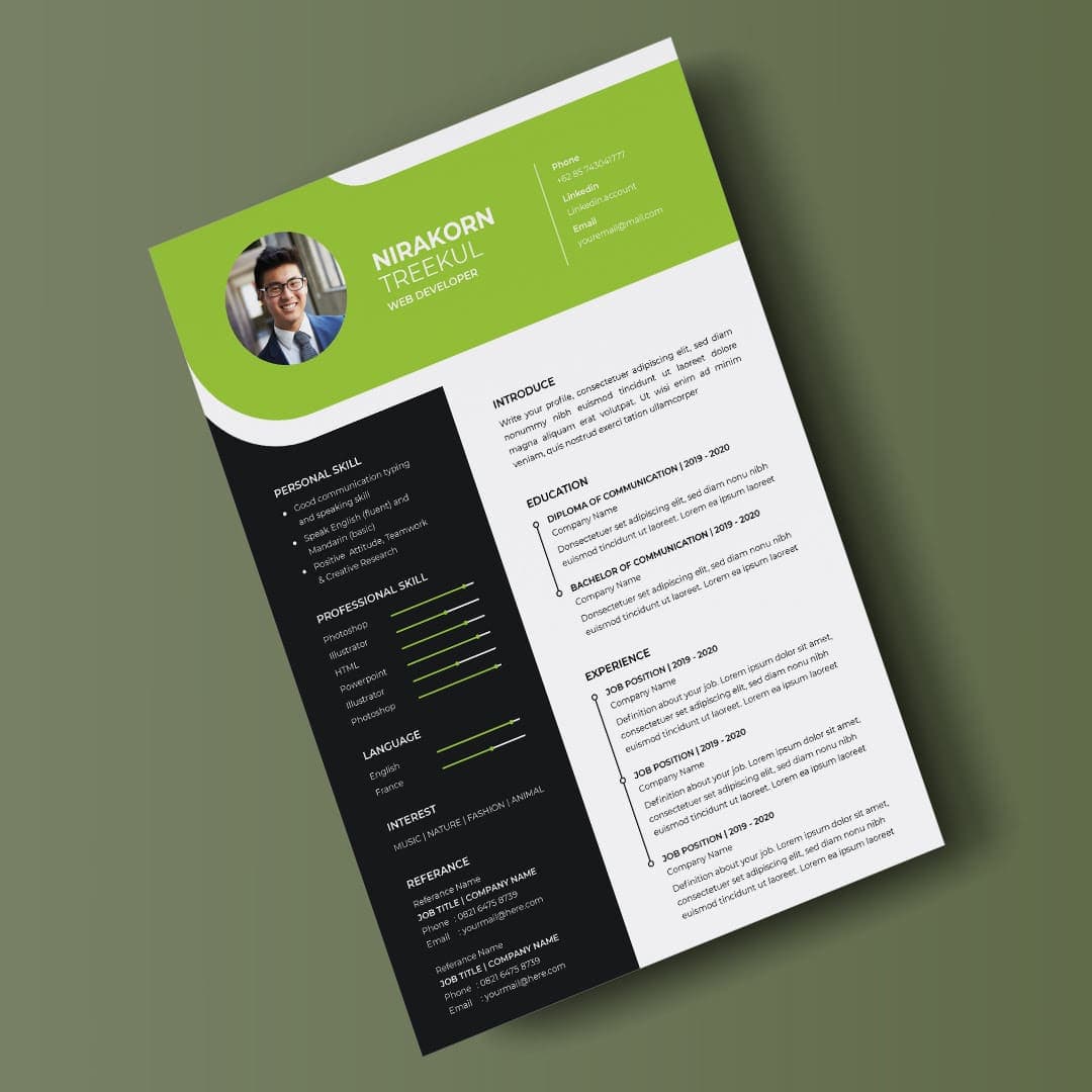 Eranthis Resume Template — view 4