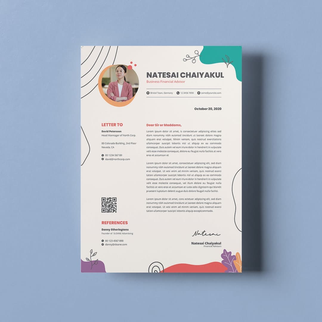Clarkia Resume Template — view 2