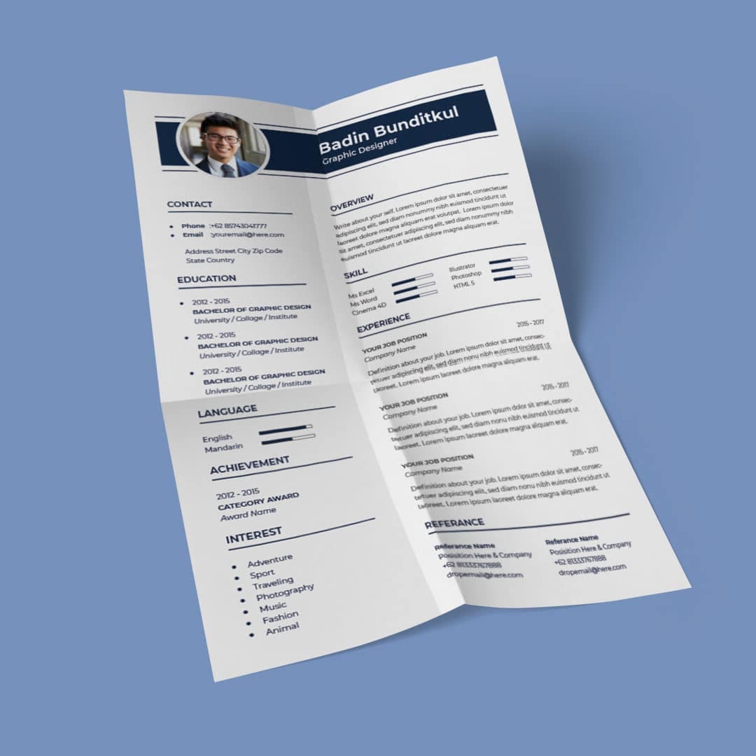 Forsythia Resume Template — view 2