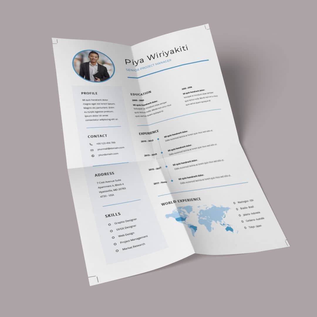 Gardenia Resume Template — view 2