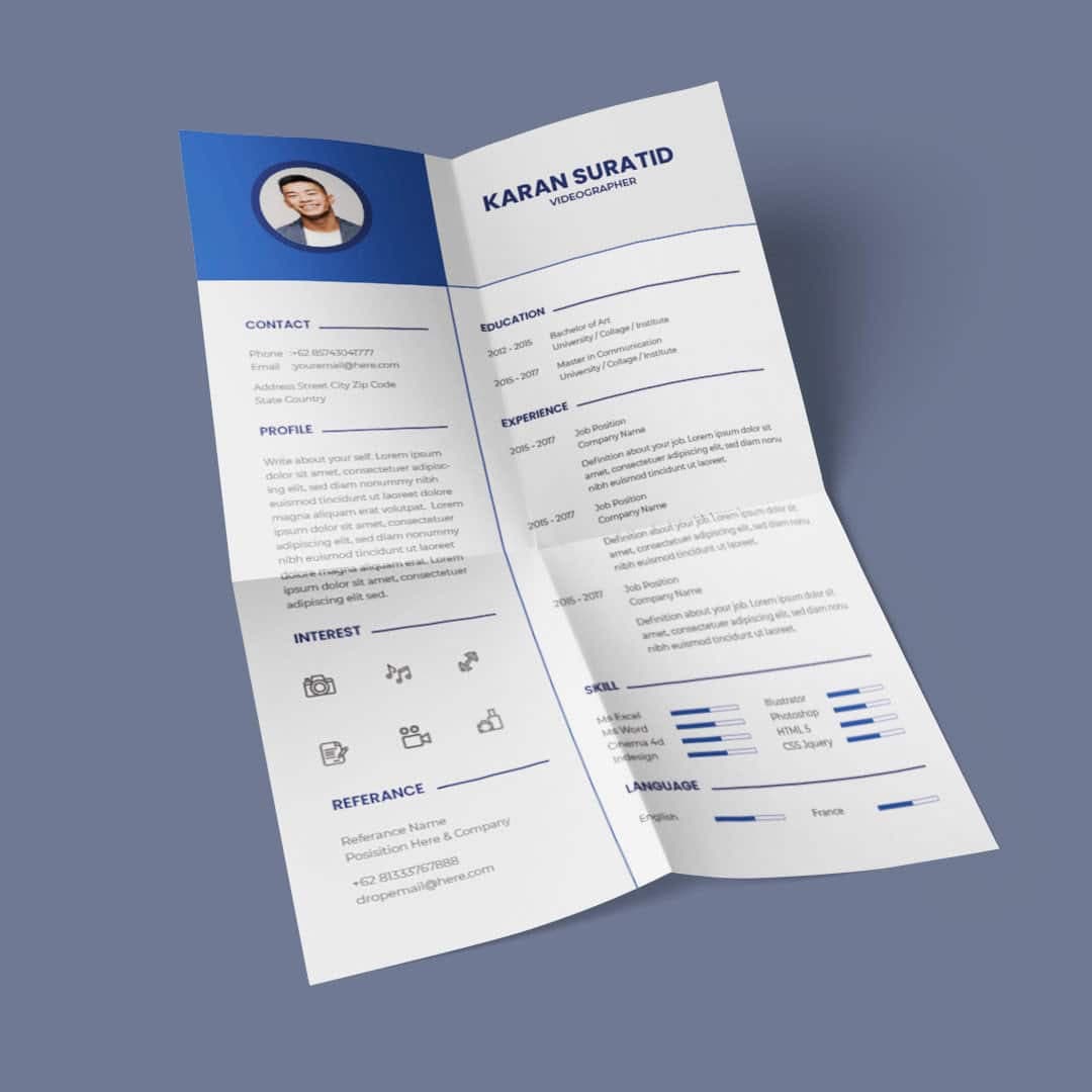 Gavarrera Resume Template — view 1