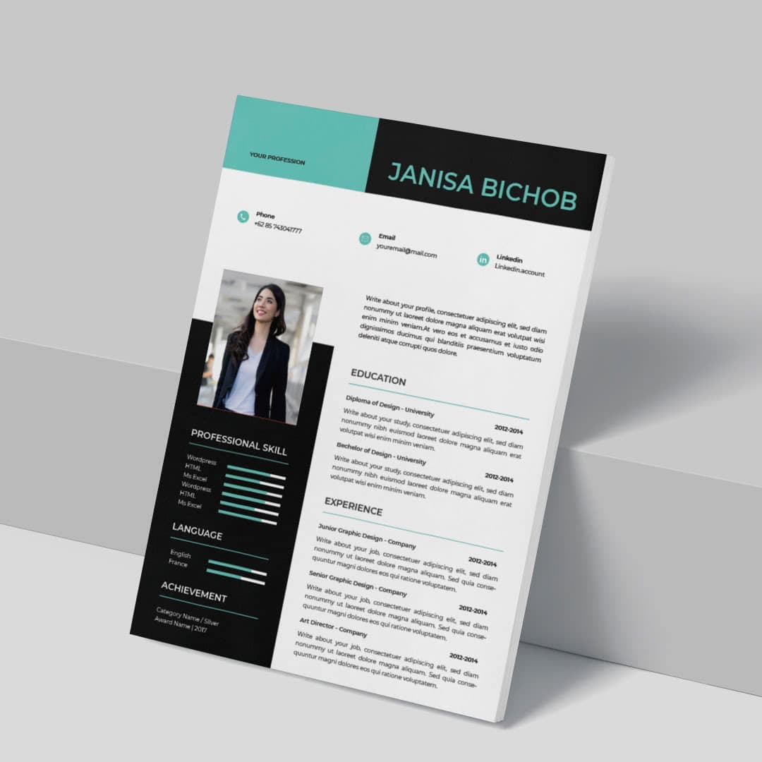 Iberis Resume Template — view 2