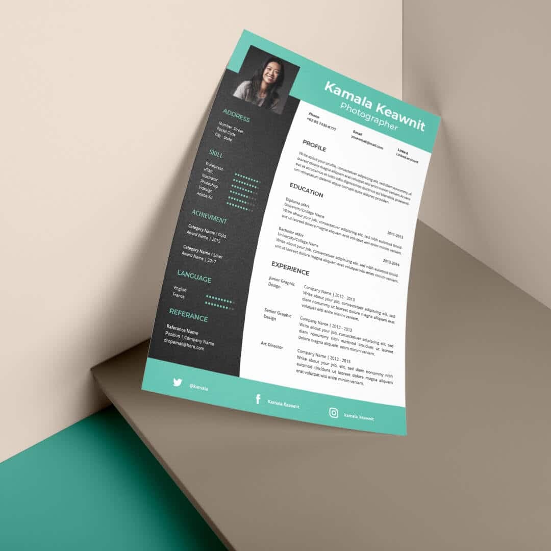 Incana Resume Template — view 2