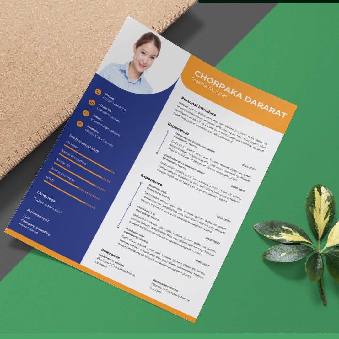 Ixora Resume Template — view 2