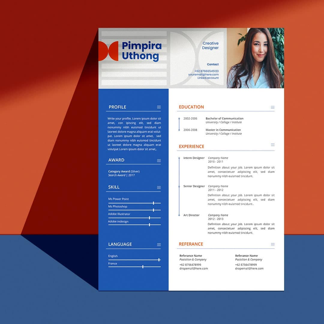 Lucida Resume Template — view 2