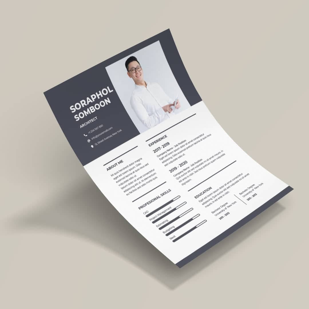 Daphne Resume Template — view 1