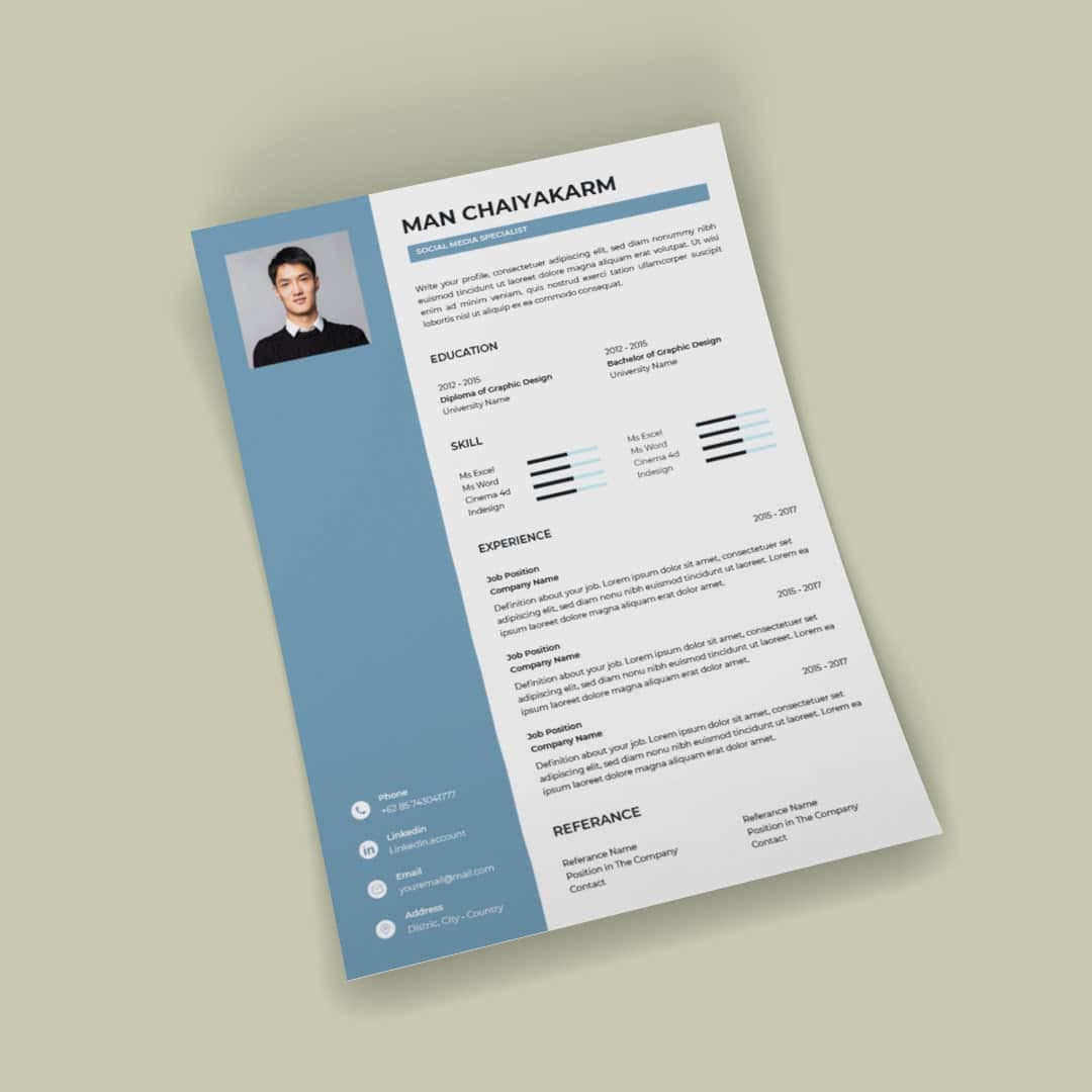 Elegans Resume Template — view 4