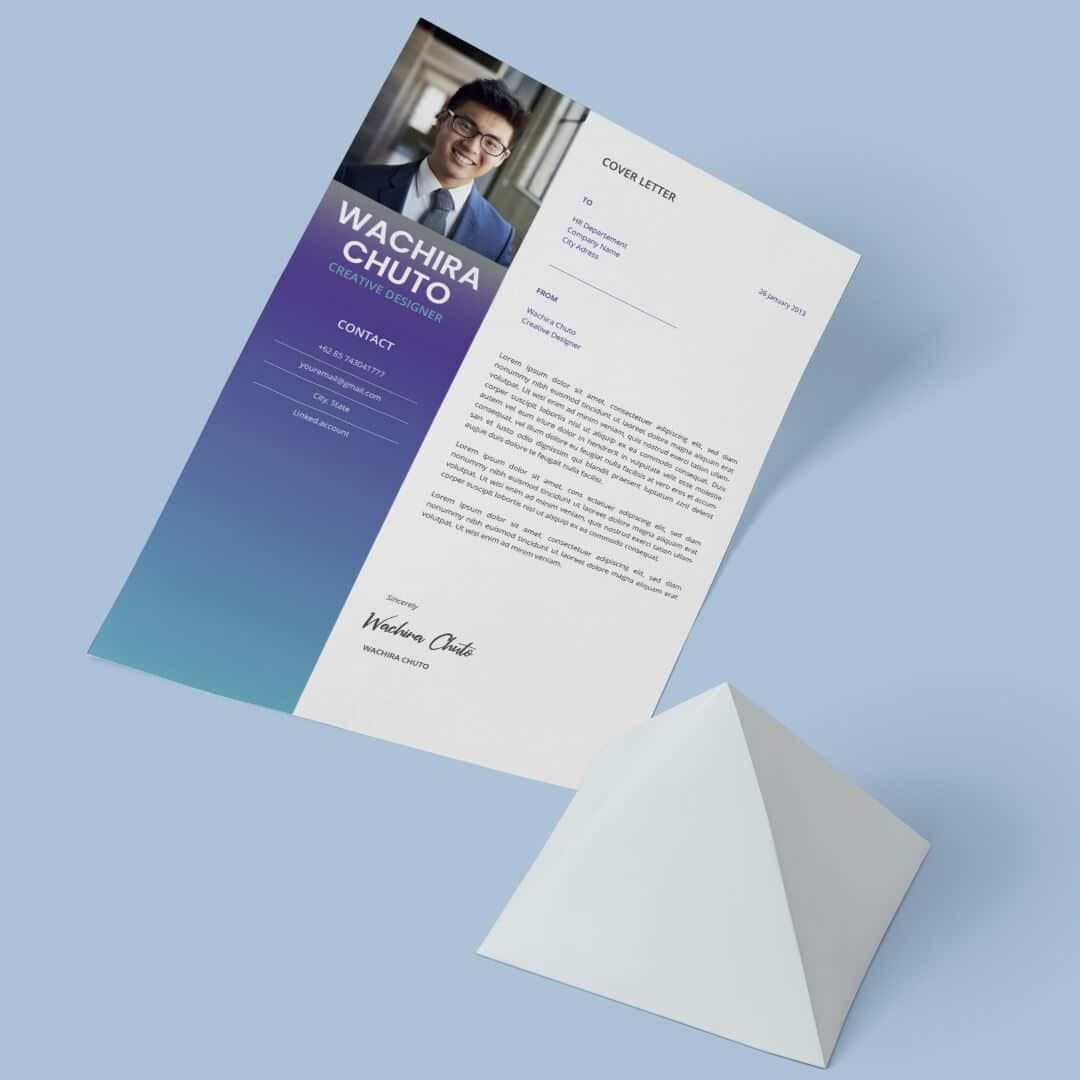 Odorata Resume Template — view 1