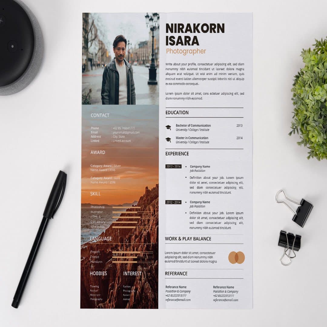Daisy Resume Template — view 2