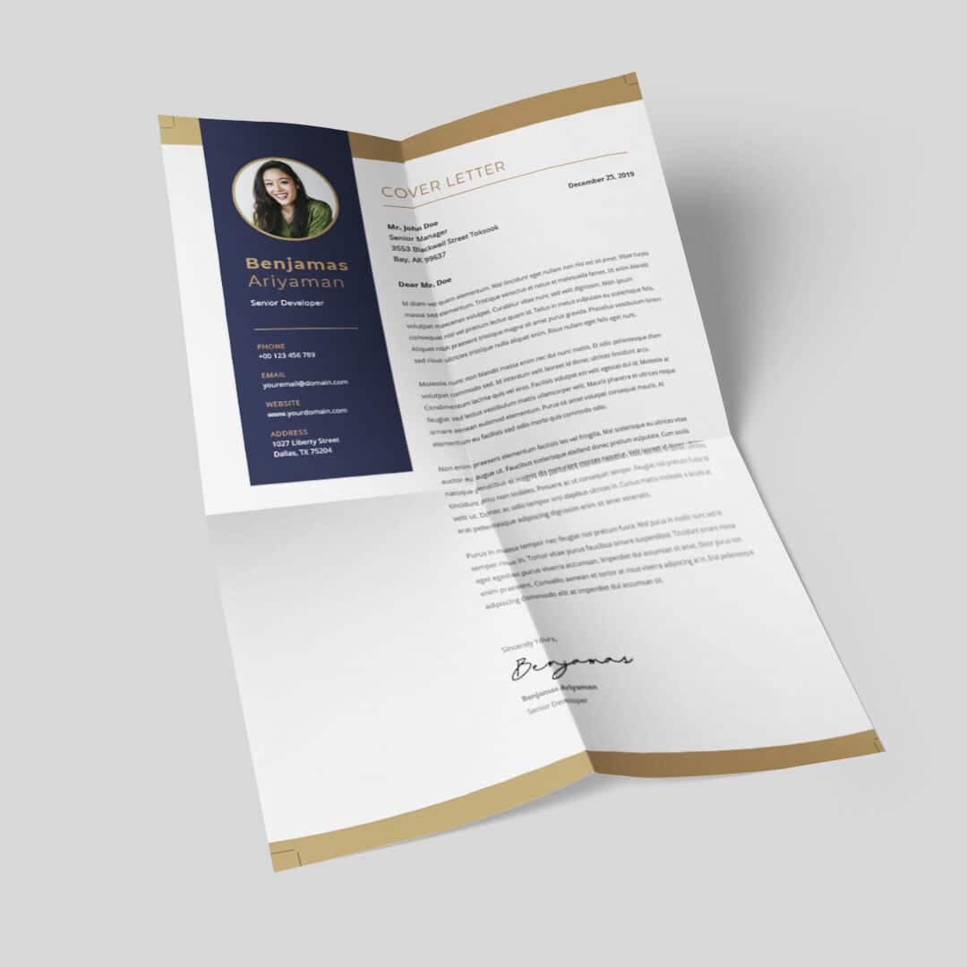 Rediviva Resume Template — view 1