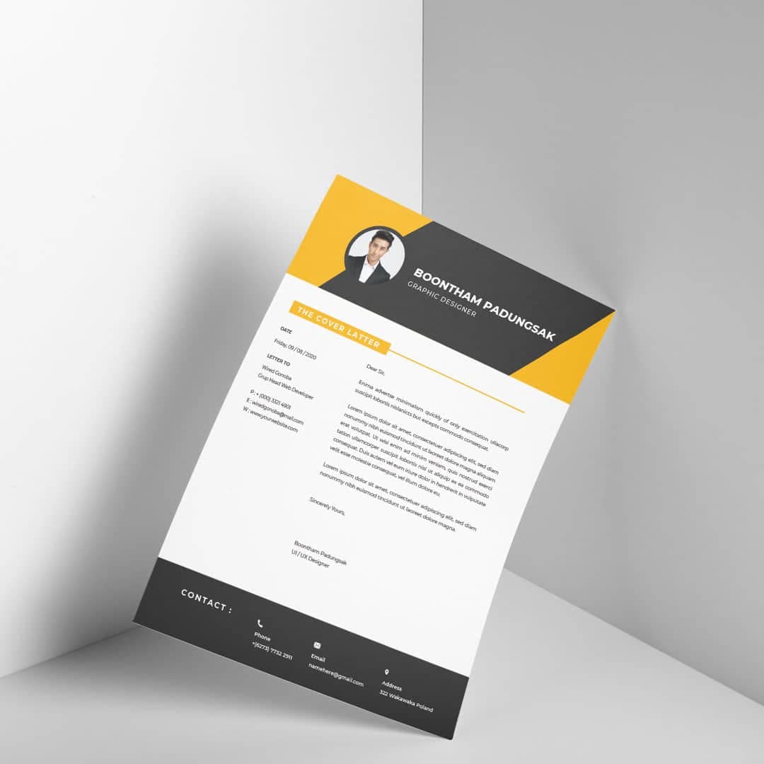 Rosea Resume Template — view 1