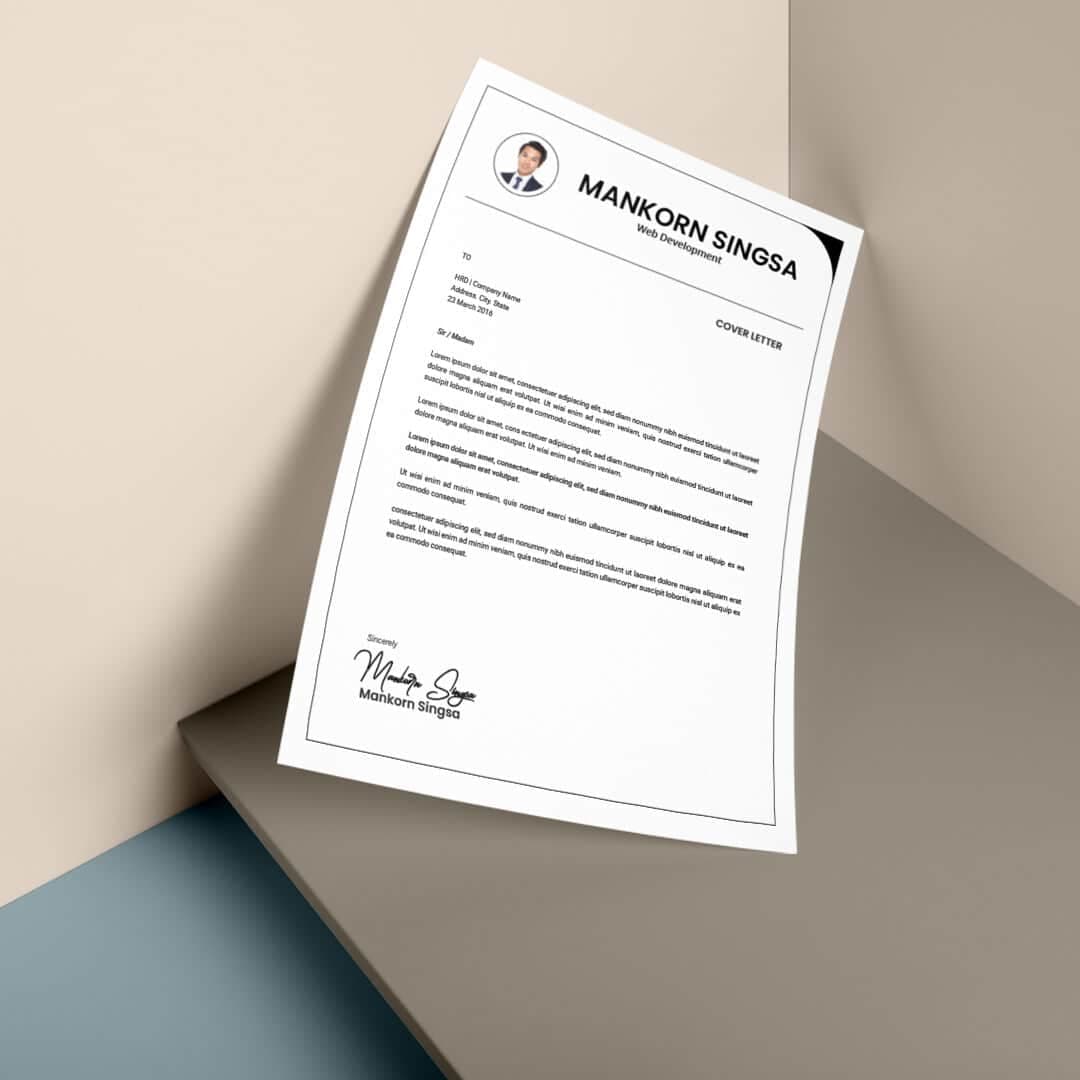 Saponaria Resume Template — view 2