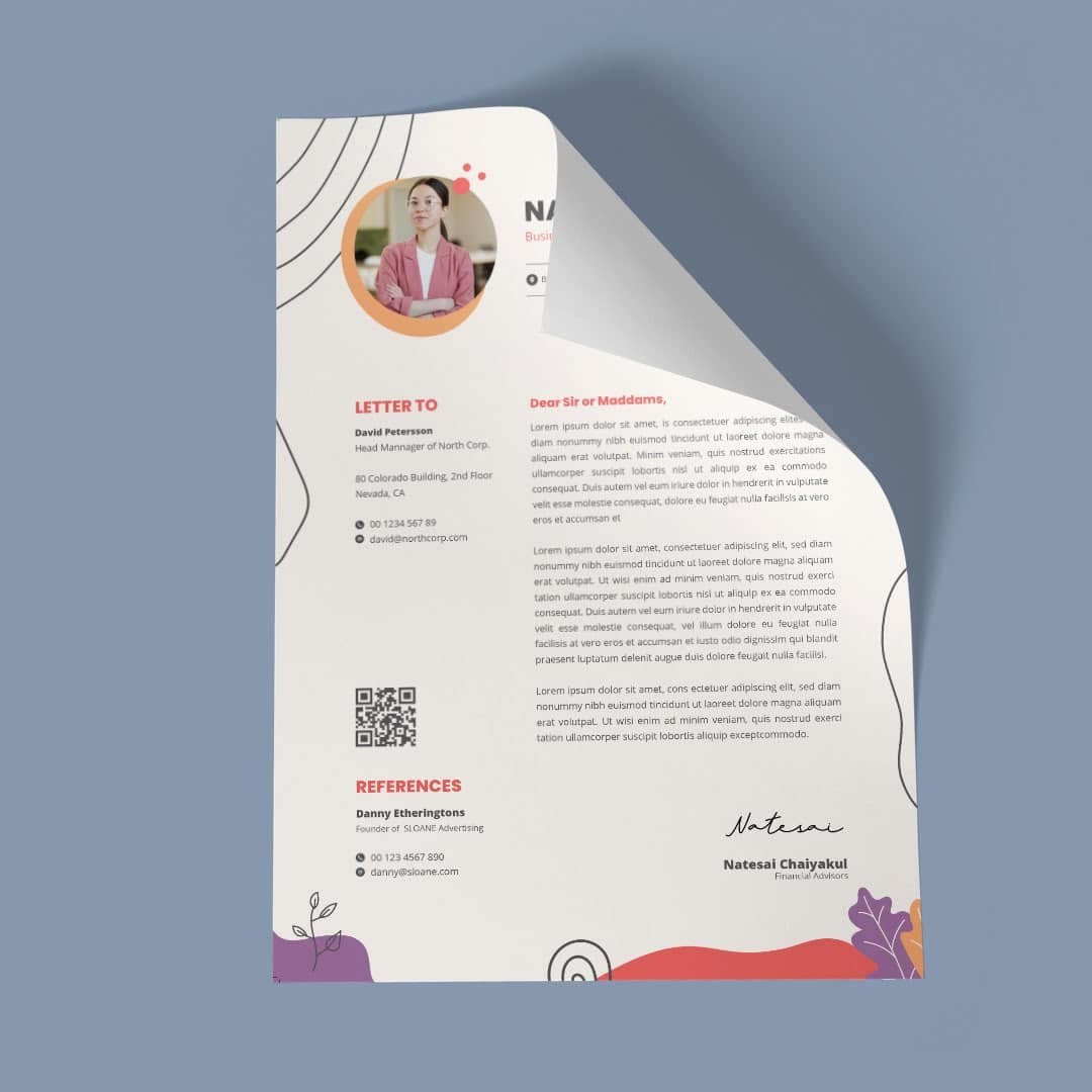 Clarkia Resume Template — view 1