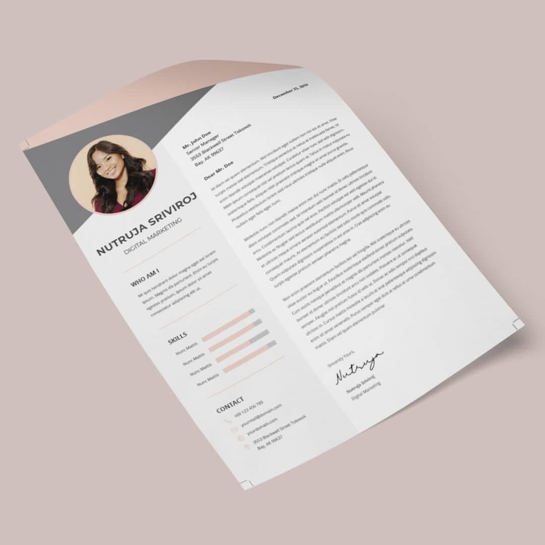 Dahlia Resume Template — view 1