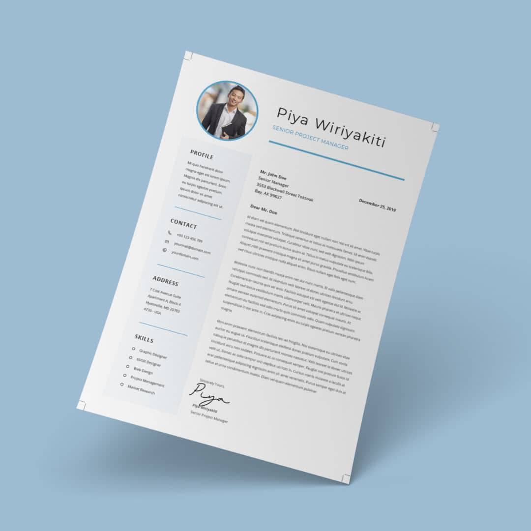 Gardenia Resume Template — view 1