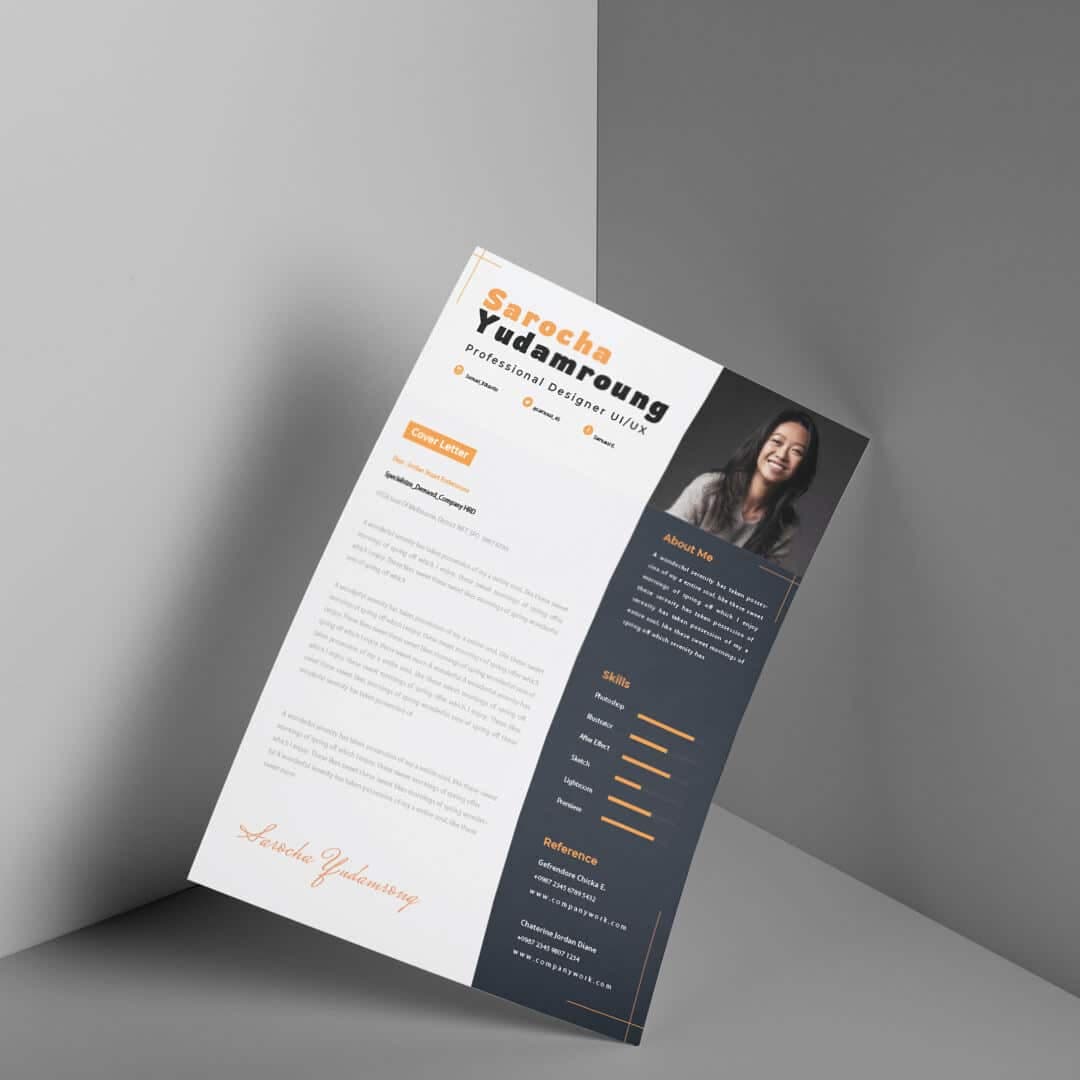 Holly Resume Template — view 2