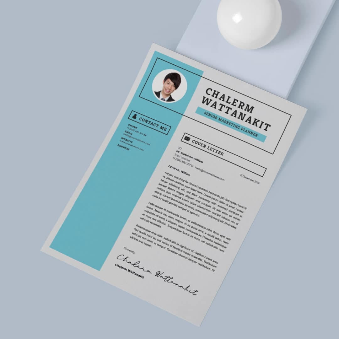 Hosta Resume Template — view 1