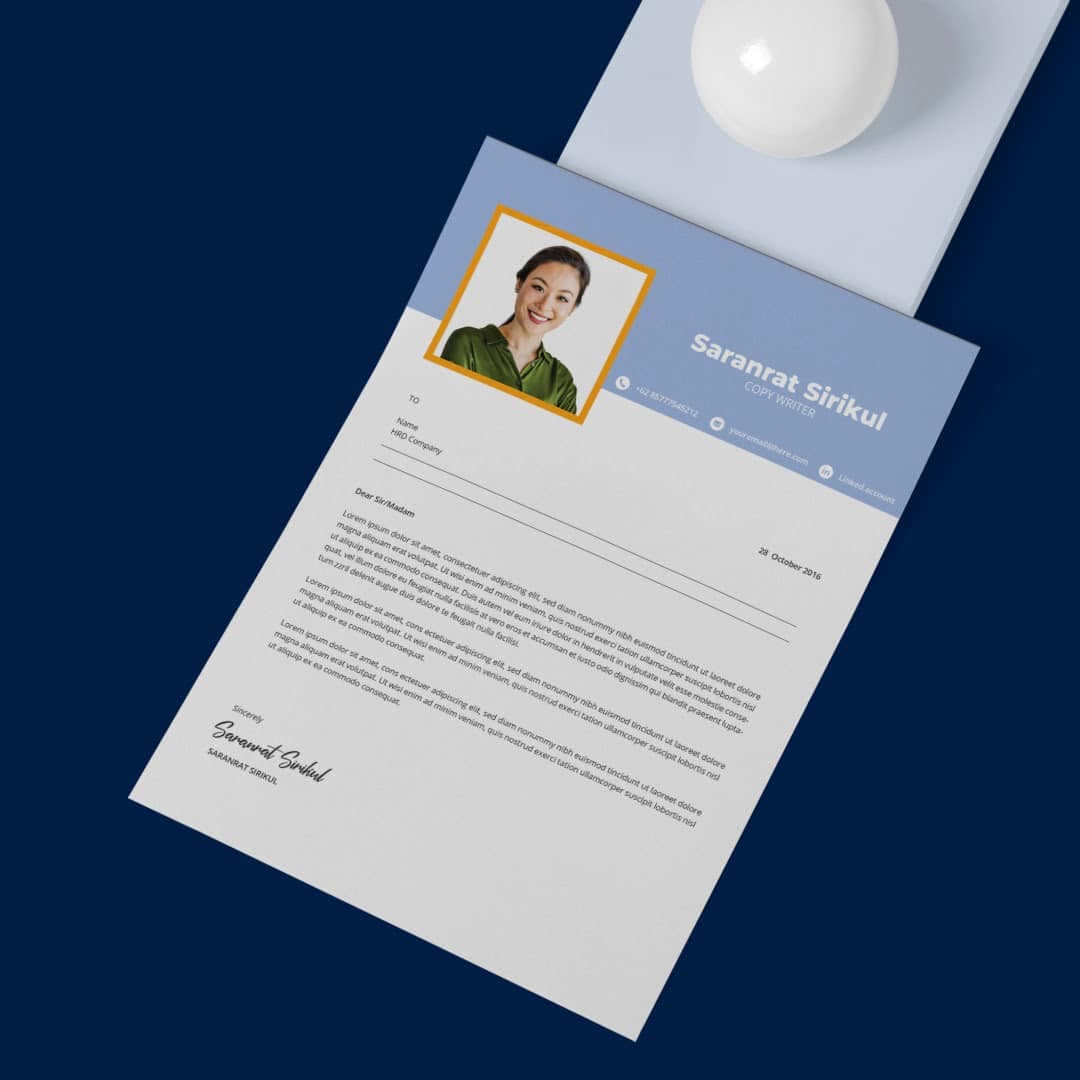 Bluebell Resume Template — view 2