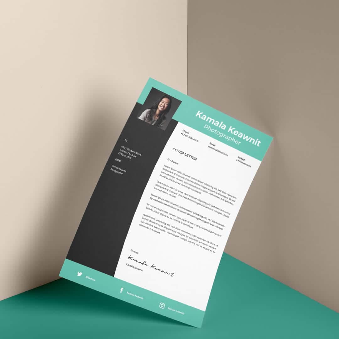 Incana Resume Template — view 1
