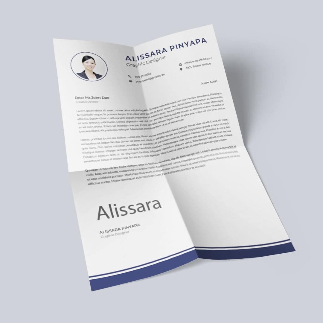 Latifolia Resume Template — view 1