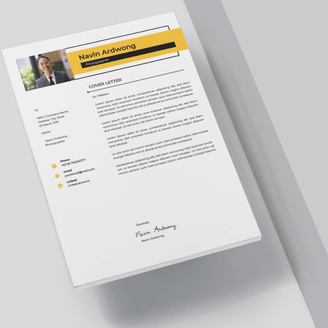 Lupin Resume Template — view 1