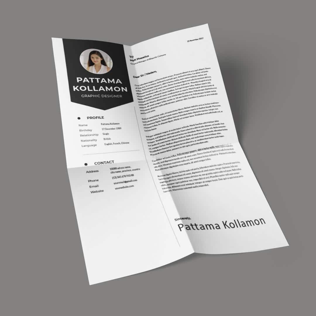Marigold Resume Template — view 1