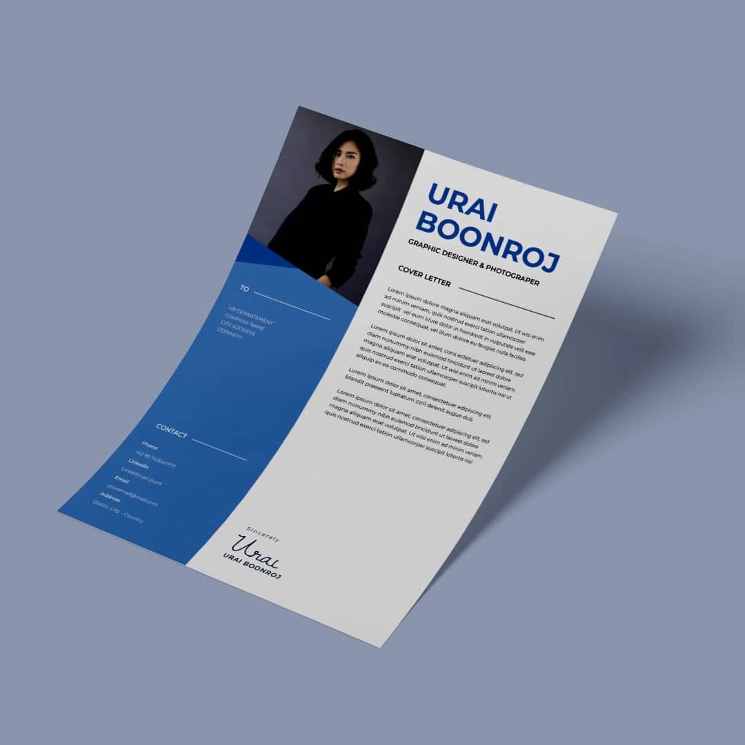 Mimosa Resume Template — view 1