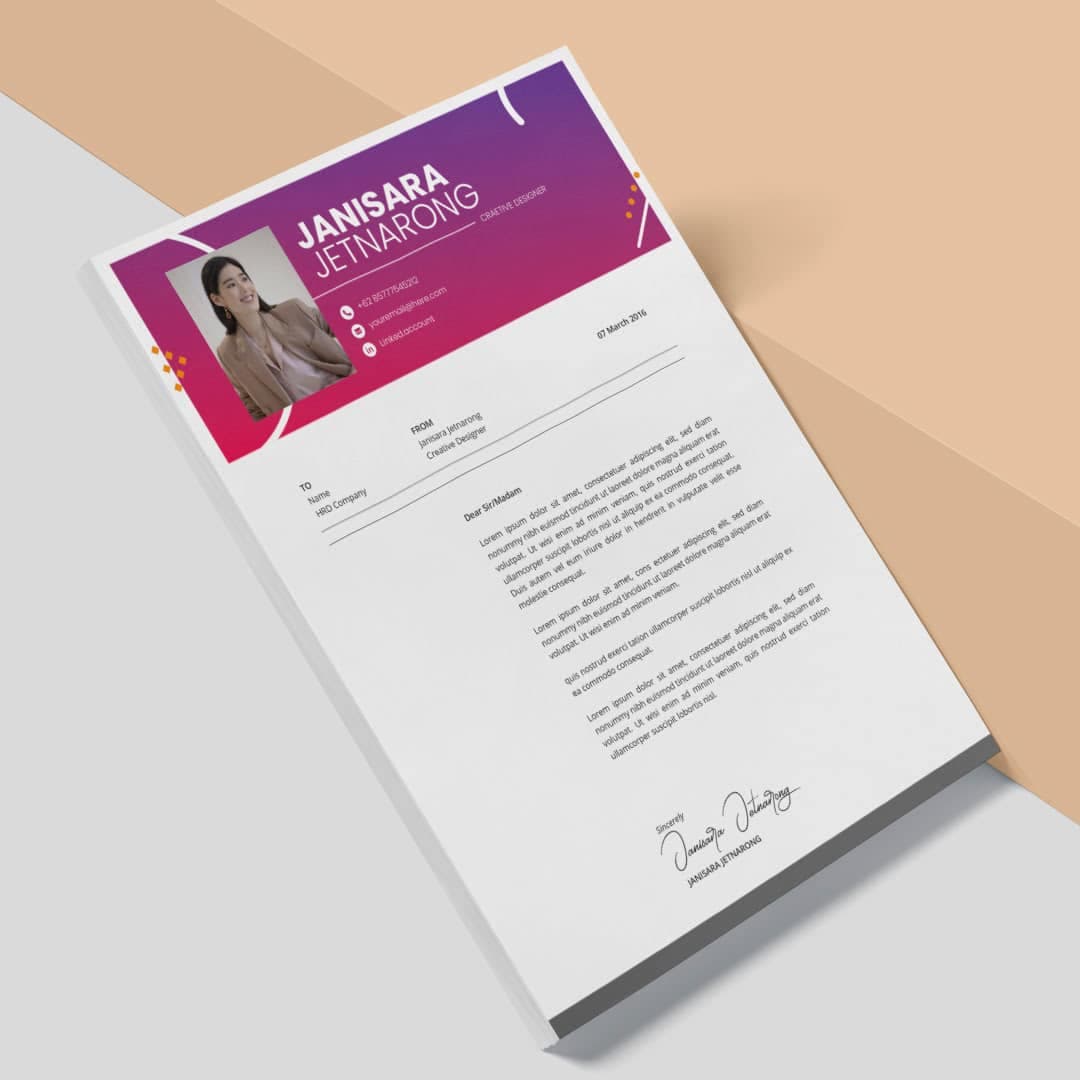 Nelumbo Resume Template — view 1