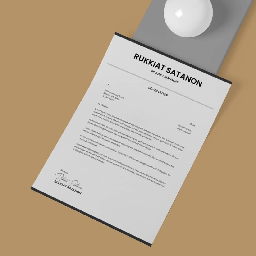 Plume Resume Template — view 1