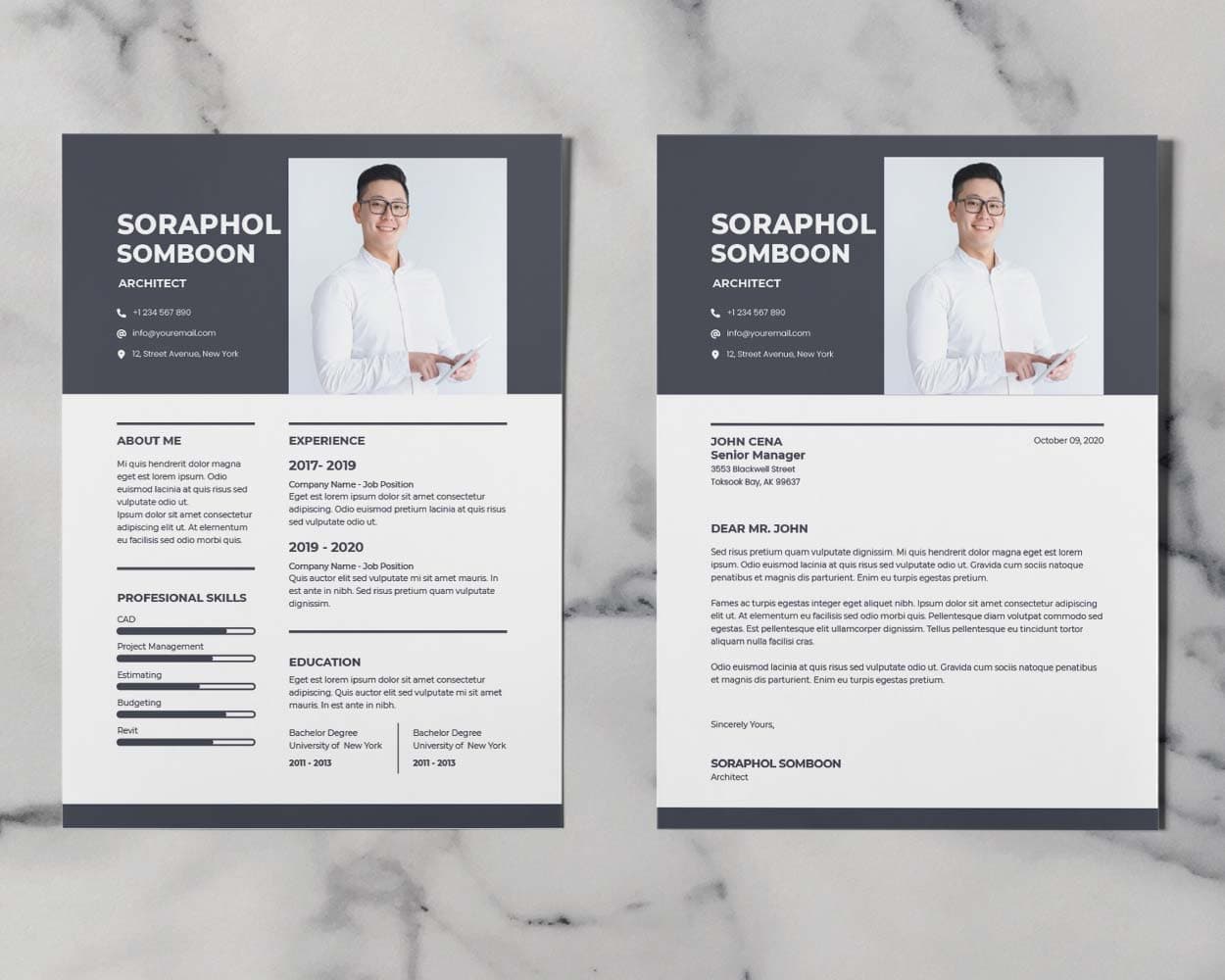 Daphne Resume Template — view 2