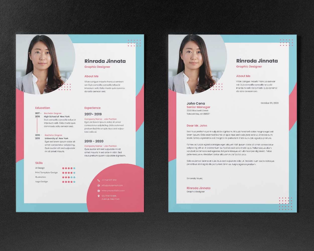 Dianella Resume Template — view 1