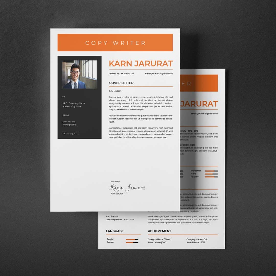 Digitalis Resume Template — view 2