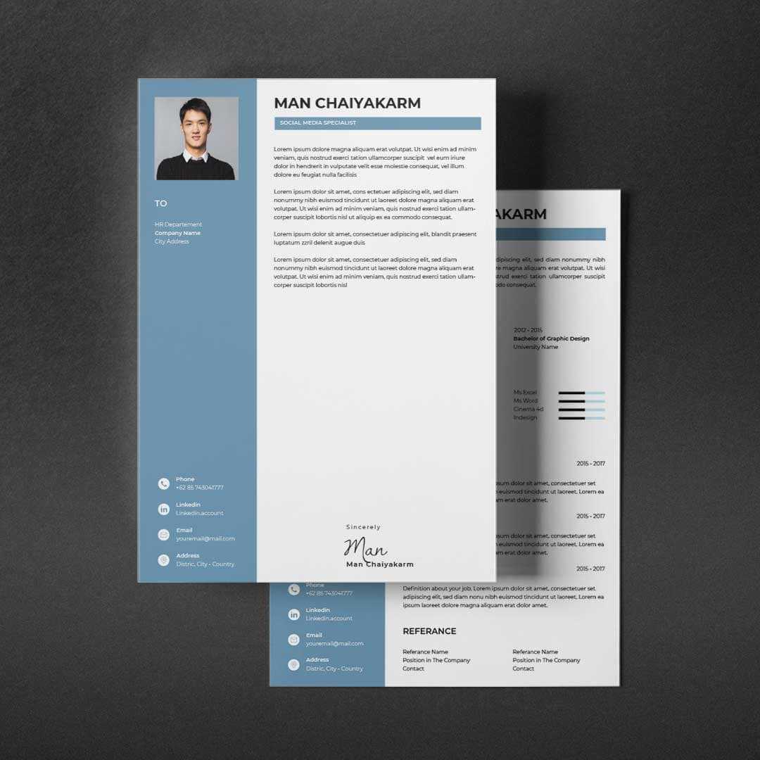 Elegans Resume Template — view 2