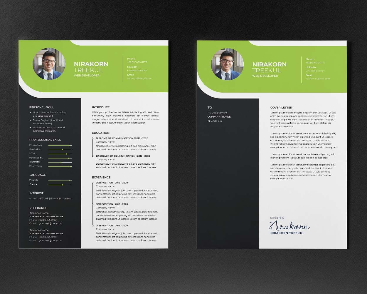 Eranthis Resume Template — view 1