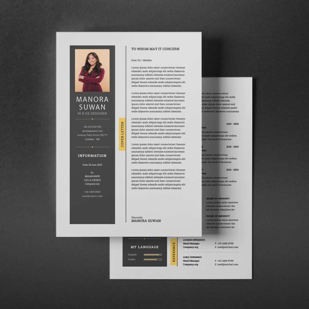 Erysimum Resume Template — view 2
