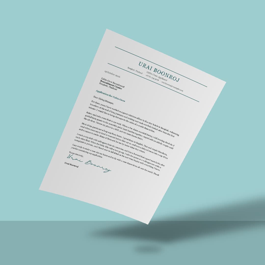 Juniper Cover Letter