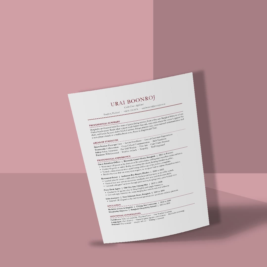 Mahogany ATS Resume