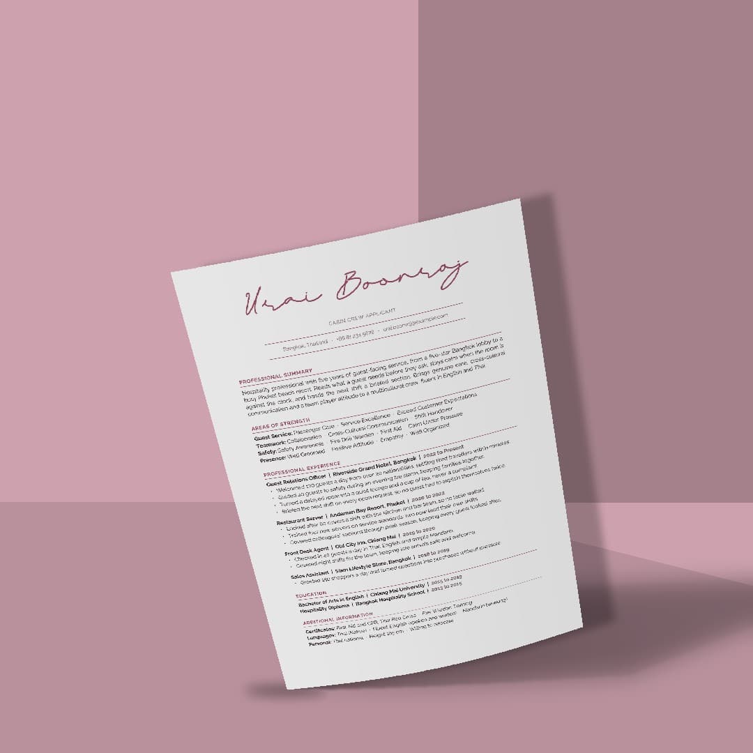 Sakura ATS Resume