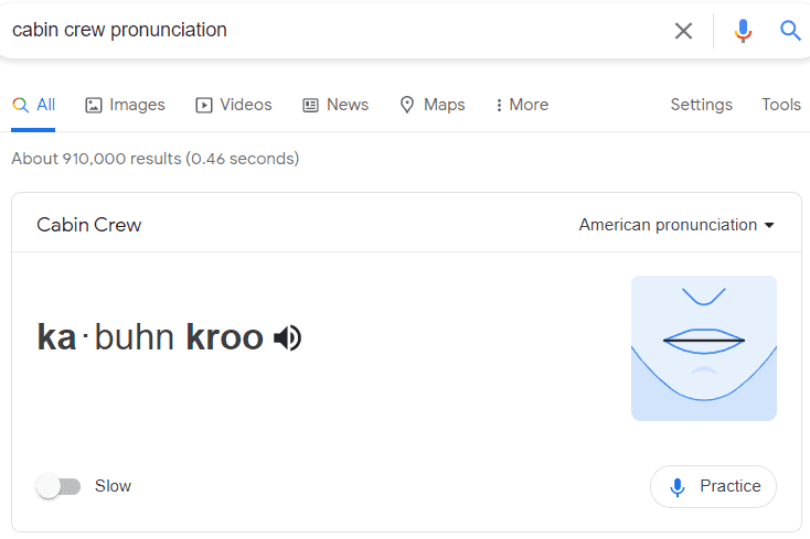ตัวอย่าง การฝึกพูดออกเสียงภาษาอังกฤษ กับ กูเกิ้ล