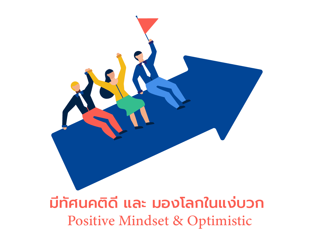 มองโลกในแง่บวก ใน ทีม 
