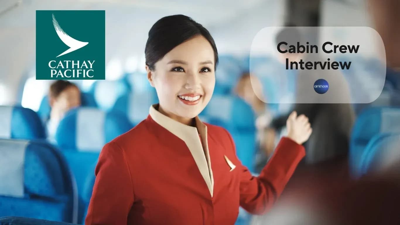 คาเธ่ย์ เปิดรับสมัครแอร์ สจ๊วต  Cathay Pacific เบส Bangkok